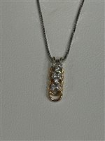 Collana Davite & Delucchi Donna in Oro bianco Diamante 0.10 Ct CLN009428 - CLN009428